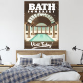 Toile Affiche de voyage à Bath Somerset Angleterre (Insitu(Chambre))