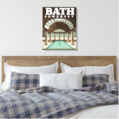Toile Affiche de voyage à Bath Somerset Angleterre (Insitu(Chambre))