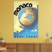 Toile Affiche de voyage à Monaco  (Insitu(Salon))