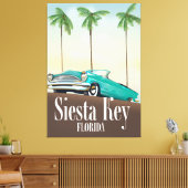 Toile Affiche de voyage à Siesta Key Floride (Insitu(Salon))