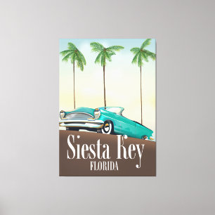 Toile Affiche de voyage à Siesta Key Floride