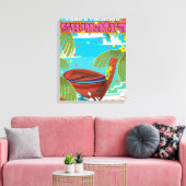Toile Affiche de voyage à Sumatra Indonésie (Insitu(Salon))