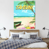 Toile Affiche de voyage à Taveuni Fidji (Insitu(Chambre))