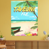 Toile Affiche de voyage à Taveuni Fidji (Insitu(Salon))