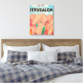 Toile Affiche de voyage ancienne de Jérusalem (Insitu(Chambre))