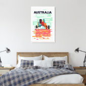 Toile Affiche de voyage Australie (Insitu(Chambre))
