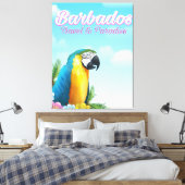 Toile Affiche de voyage Barbados Parrot (Insitu(Chambre))