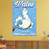 Toile Affiche de voyage britannique train Nightsleeper P (Insitu(Salon))