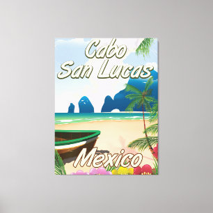 Toile Affiche de voyage Cabo San Lucas Mexique