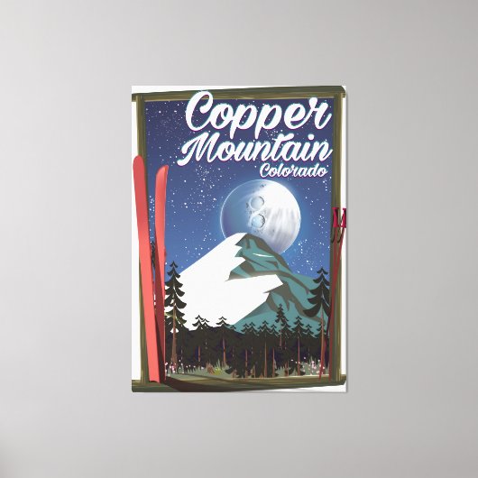 Toile Affiche de voyage Colorado Copper Mountain (Recto)