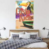 Toile Affiche de voyage costaricaine (Insitu(Chambre))