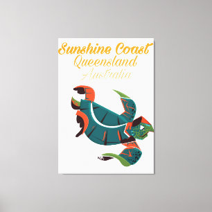 Toile Affiche de voyage Côte de soleil Queensland Austra