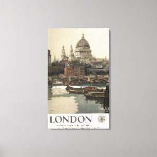 Toile Affiche de voyage de Great Western St Paul