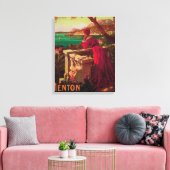 Toile Affiche de voyage de la Côte d'Azur # 2 (Insitu(Salon))