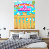 Toile Affiche de voyage de l'Acropole d'Athènes Grèce. (Insitu(Chambre))