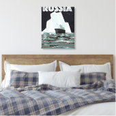 Toile Affiche de voyage de l'Arctique de la Russie sovié (Insitu(Chambre))