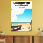 Toile Affiche de voyage de Noordwijk Pays-Bas (Insitu(Salon))