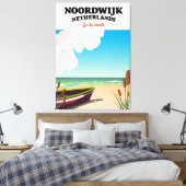 Toile Affiche de voyage de Noordwijk Pays-Bas (Insitu(Chambre))