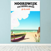 Toile Affiche de voyage de Noordwijk Pays-Bas (Insitu (Plancher de Bois))