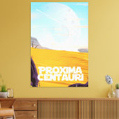 Toile Affiche de voyage de science-fiction Proxima Centa (Insitu(Salon))