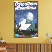 Toile Affiche de voyage des Carpates (Insitu(Salon))
