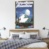 Toile Affiche de voyage des Carpates (Insitu(Chambre))