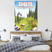 Toile Affiche de voyage Dom Suisse (Insitu(Chambre))