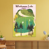 Toile affiche de voyage du lac Windermere (Insitu(Salon))