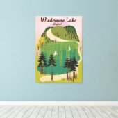 Toile affiche de voyage du lac Windermere (Insitu (Plancher de Bois))
