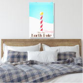 Toile Affiche de voyage du Pôle Nord (Insitu(Chambre))