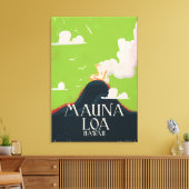 Toile Affiche de voyage du volcan Hawaii Mount Loa (Insitu(Salon))