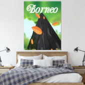 Toile Affiche de voyage en forêt tropicale de Bornéo (Insitu(Chambre))