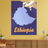 Toile Affiche de voyage Éthiopie (Insitu(Salon))