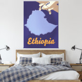 Toile Affiche de voyage Éthiopie (Insitu(Chambre))