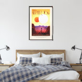 Toile Affiche de voyage future de la NASA - Se détendre (Insitu(Chambre))