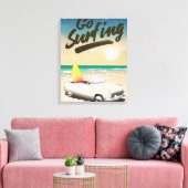 Toile Affiche de voyage Go Surfing ! (Insitu(Salon))