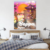 Toile Affiche de voyage japonaise Beppu (Insitu(Chambre))