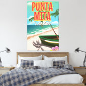 Toile Affiche de voyage mexicaine Punta Mita (Insitu(Chambre))