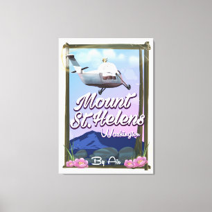 Toile Affiche de voyage Mont St. Helens Washington