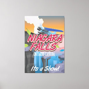 Toile Affiche de voyage Niagara Falls Ontario Canada