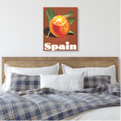 Toile Affiche de voyage orange Espagne (Insitu(Chambre))