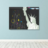 Toile Affiche De Voyage Pour Vol Northwest Airlines (Insitu (Plancher de Bois))