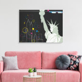 Toile Affiche De Voyage Pour Vol Northwest Airlines (Insitu(Salon))