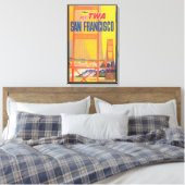 Toile Affiche De Voyage Pour Vol Twa À San Francisco (Insitu(Chambre))