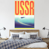 Toile Affiche de voyage soviétique URSS (Insitu(Chambre))