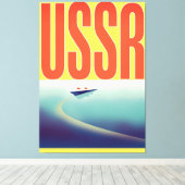 Toile Affiche de voyage soviétique URSS (Insitu (Plancher de Bois))