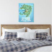 Toile Affiche de voyage Styrsö, Suède. (Insitu(Chambre))
