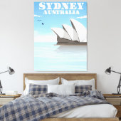 Toile Affiche de voyage Sydney Australie (Insitu(Chambre))