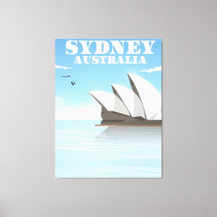 Toile Affiche de voyage Sydney Australie