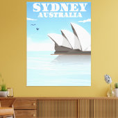 Toile Affiche de voyage Sydney Australie (Insitu(Salon))